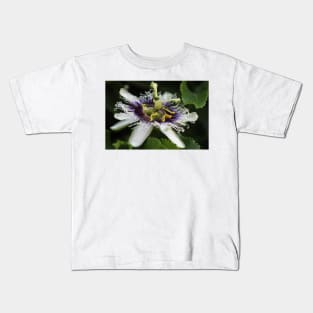 Passion Flower Closeup 3 Kids T-Shirt